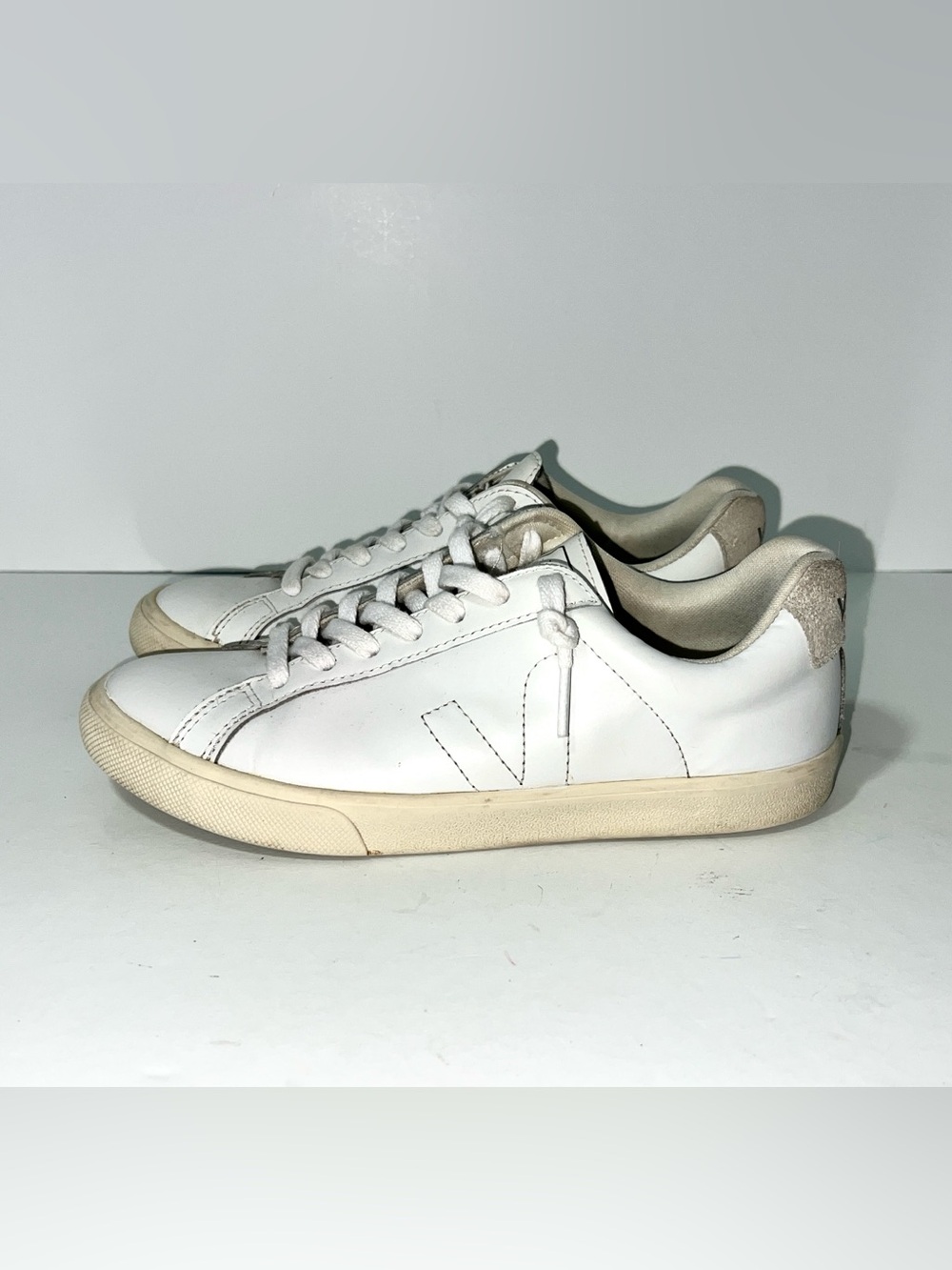Veja Esplar Leather Sneakers White Size 38 (US Women’s 7)